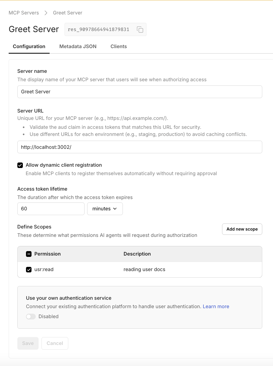Greeting MCP Register